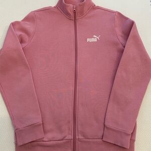 PUMA Full-Zip Jacket in pink rose